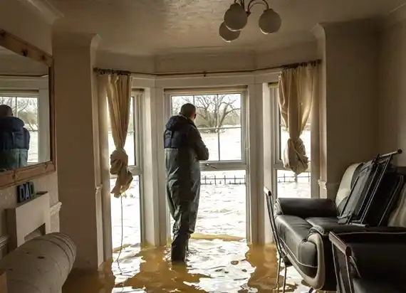 water damage restoration service Carbon Cliff